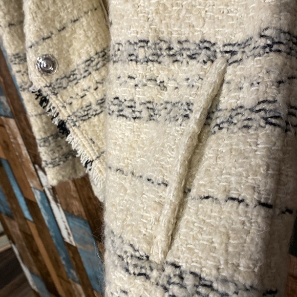 IRO 19W mohair Paris, France snap button blazer jacket - Picture 12 of 16